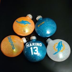 Miami Dolphins Christmas Ornaments